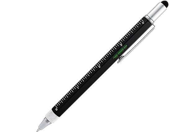 خودکار مهندسی 6 کاره – خطکش، تراز، تاچپن و پیچگوشتی1