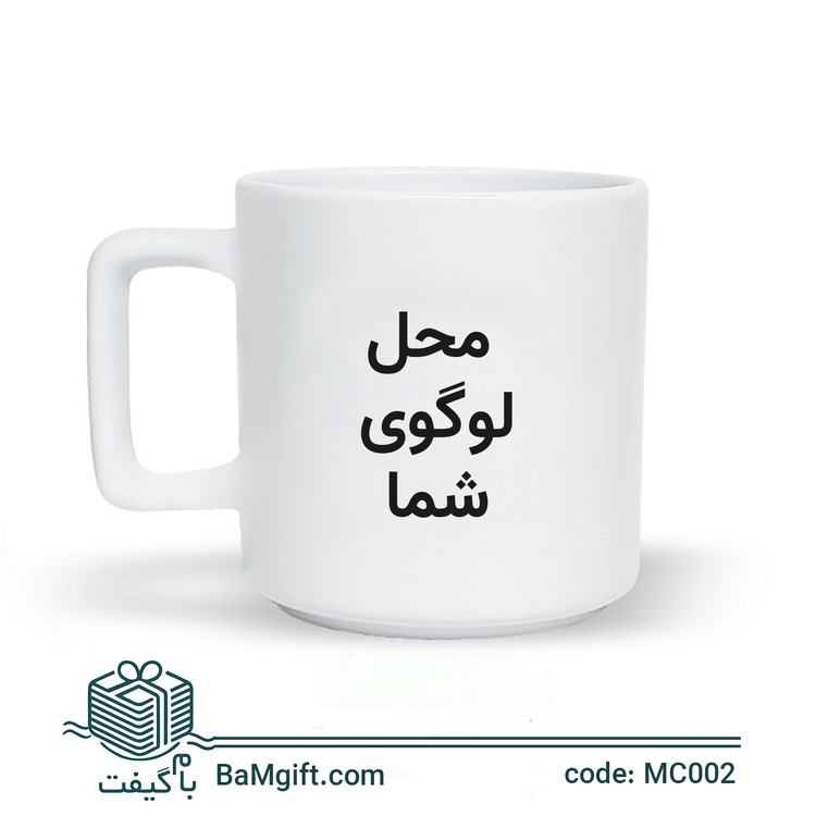 White Ceramic Mug – 370 ml code:MC002