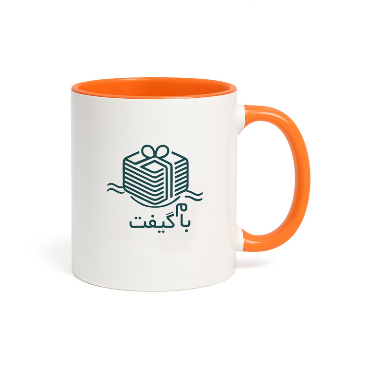 Color Pop Ceramic Mug with Colored Handle – 330ml | Model M2C01