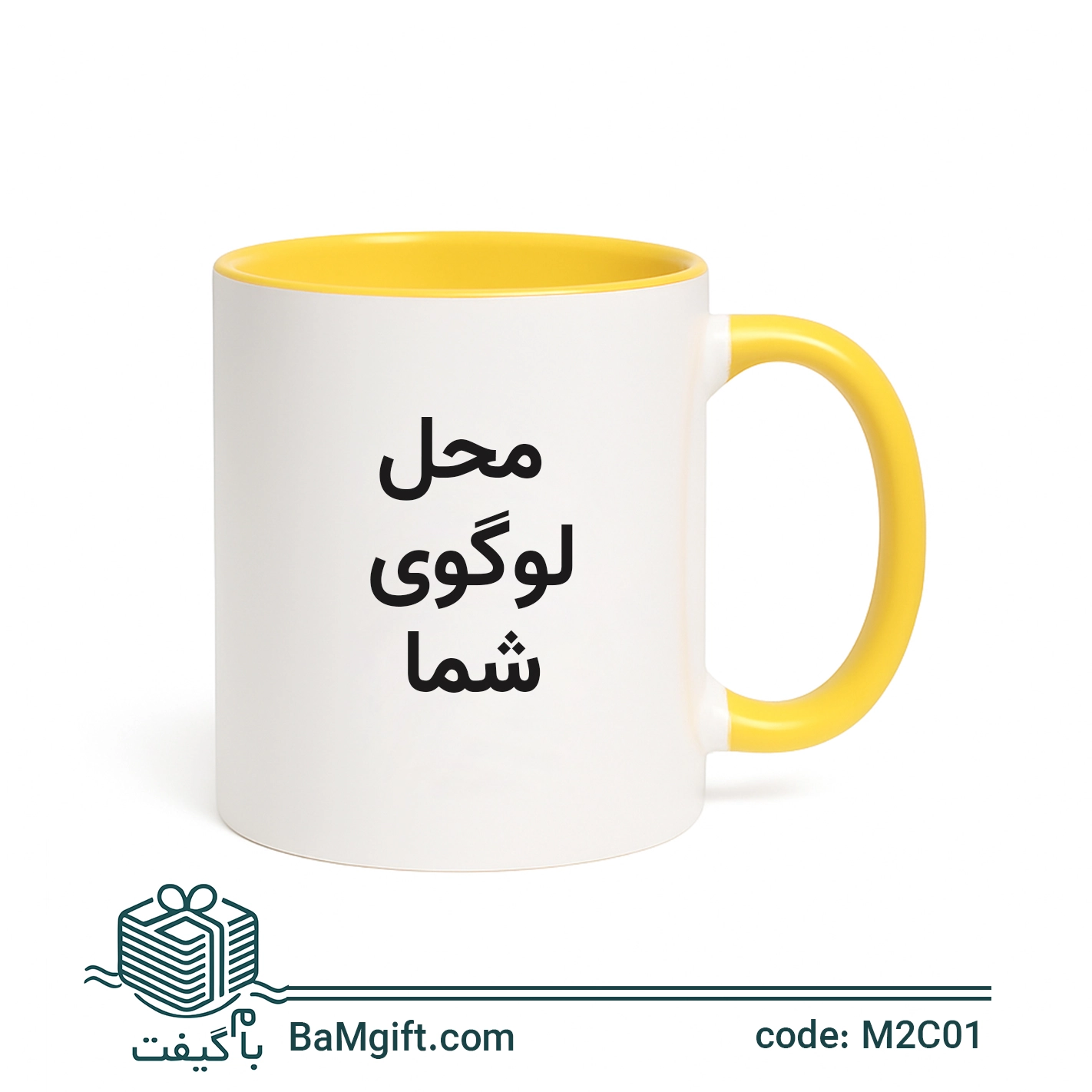 Color Pop Ceramic Mug with Colored Handle – 330ml | Model M2C01