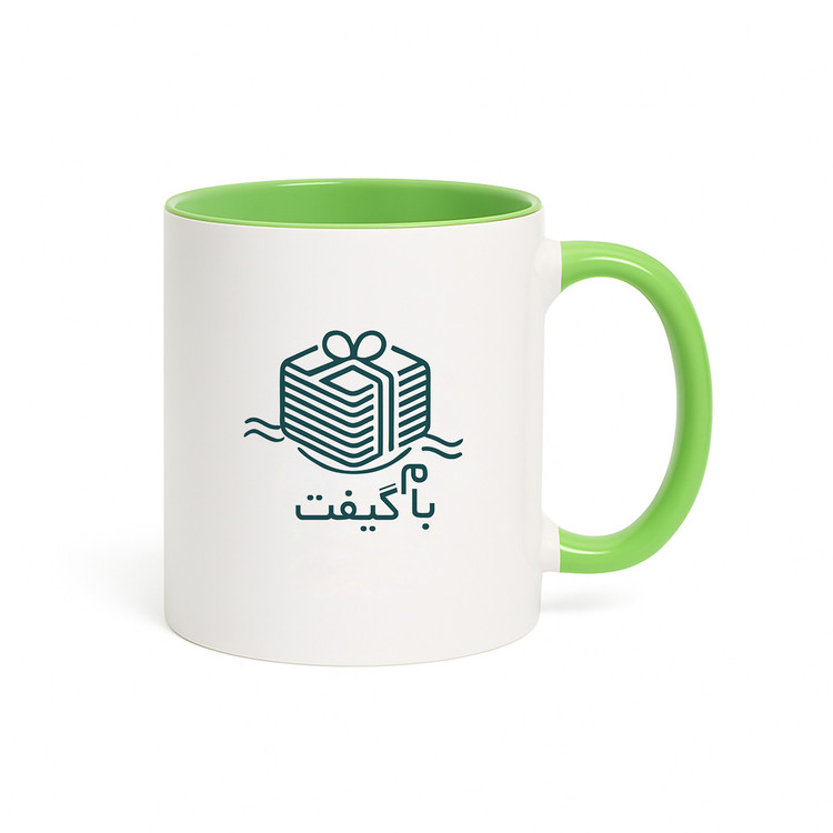 Color Pop Ceramic Mug with Colored Handle – 330ml | Model M2C01