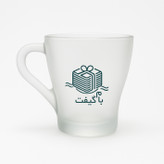 Frosted Glass Mug – 250cc, Smooth & Ergonomic Design