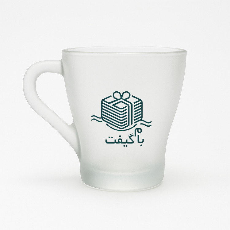 Frosted Glass Mug – 250cc, Smooth & Ergonomic Design