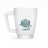 Frosted Glass Mug – 300 cc, Ergonomic Design | MI004