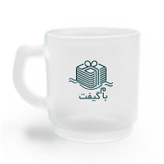 Frosted Glass Mug – 180 cc, Ergonomic Design | MI005