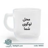 Frosted Glass Mug – 180 cc, Ergonomic Design | MI005
