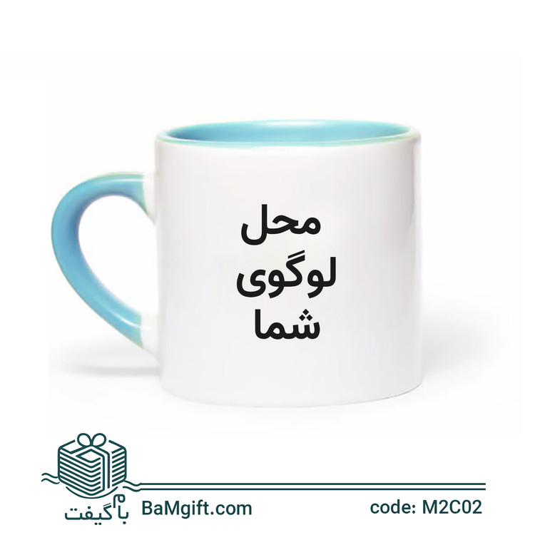 Color Pop Ceramic Mug with Colored Handle – 180ml | Model M2C02