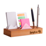 Wooden Desk Organizer Set – Pen Holder, Phone Stand & Notepad Tray | Code: CA002