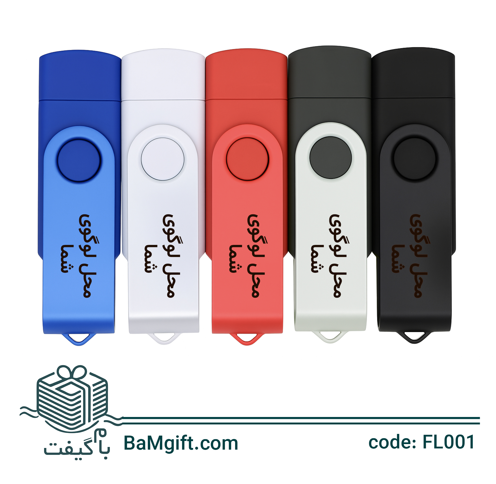 USB 3.0 Flash Drive with 360° Swivel – High Speed & Classic Design | Model FL001