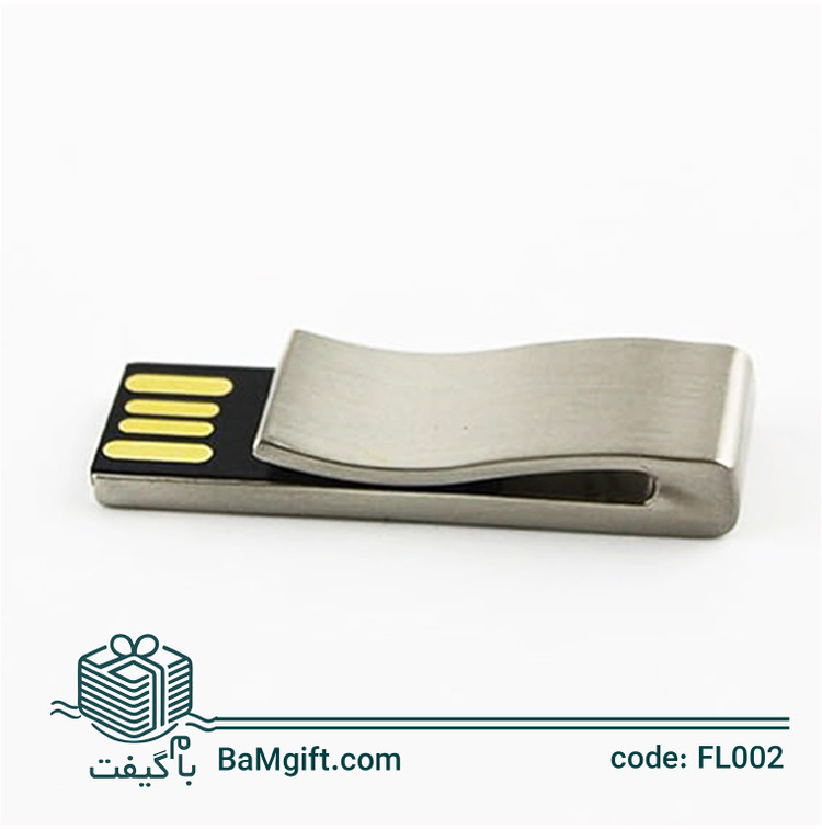 Classic Metal Clip USB Flash Drive – Model FL002