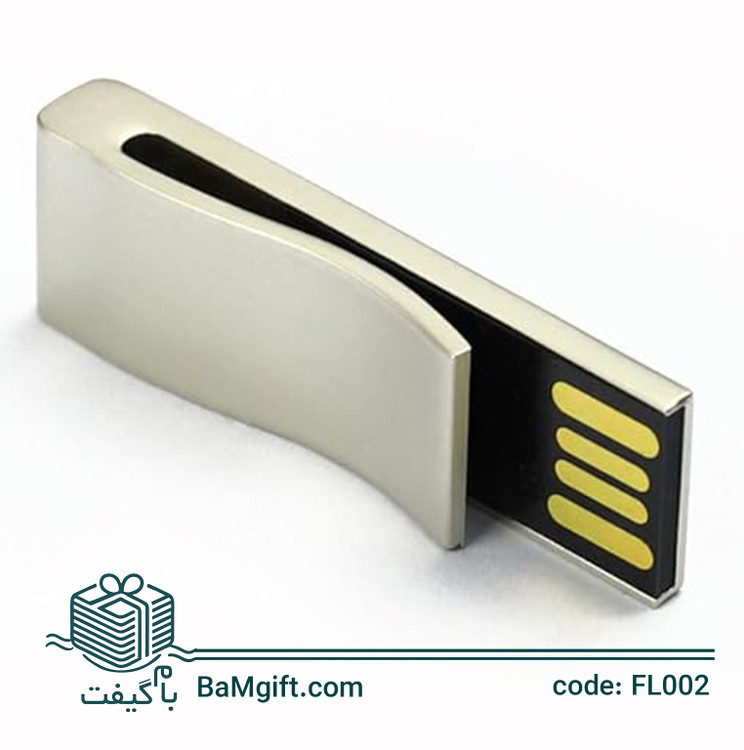 Classic Metal Clip USB Flash Drive – Model FL002