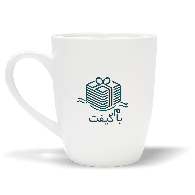 White Ceramic Mug 310 cc – tall Design | MC008
