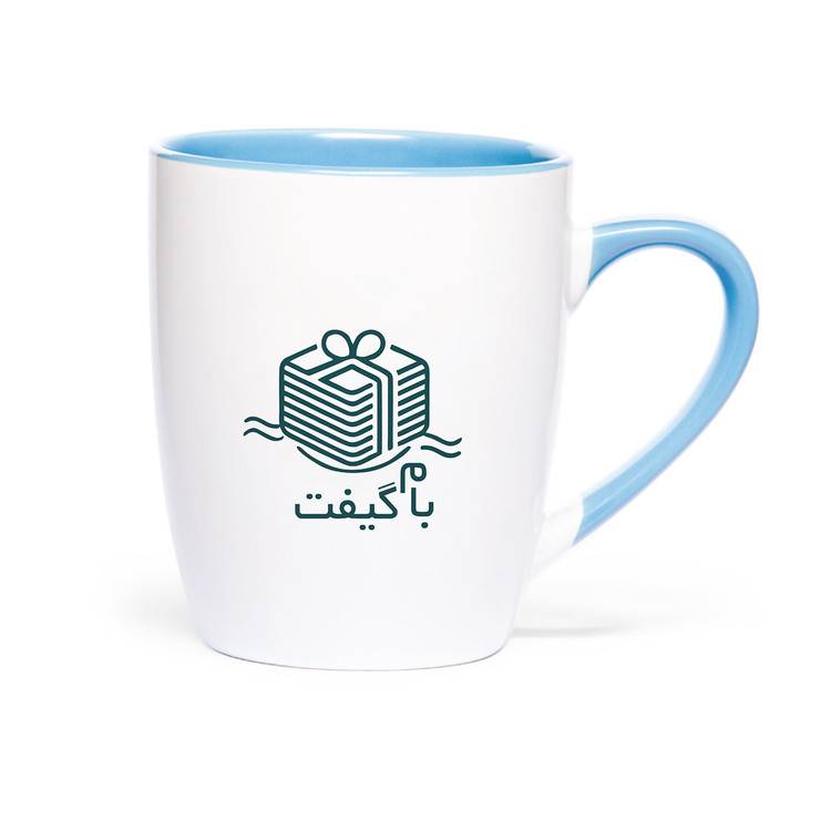 Color Pop Ceramic Mug with Colored Handle – 310 ml | Model M2C05