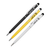 Promotional Metal Pen with Silver Clip and Stylus Touch Tip – Model PML010