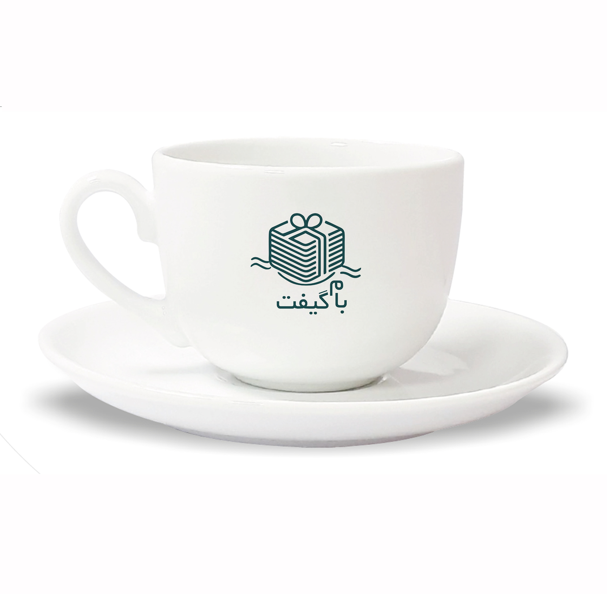 Luxury Bone China Coffee Cup Set – 180 ml with Saucer – CC003