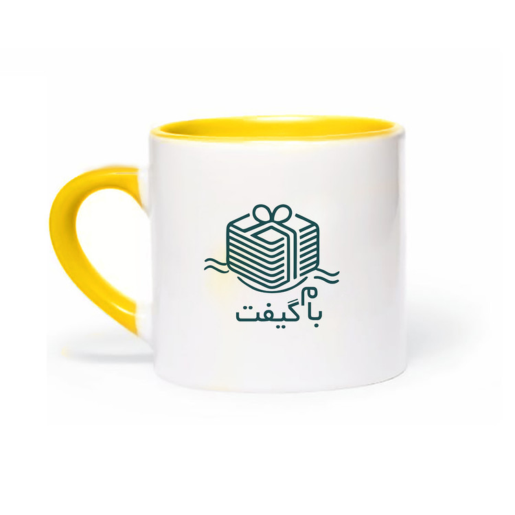 Color Pop Ceramic Mug with Colored Handle – 180ml | Model M2C02