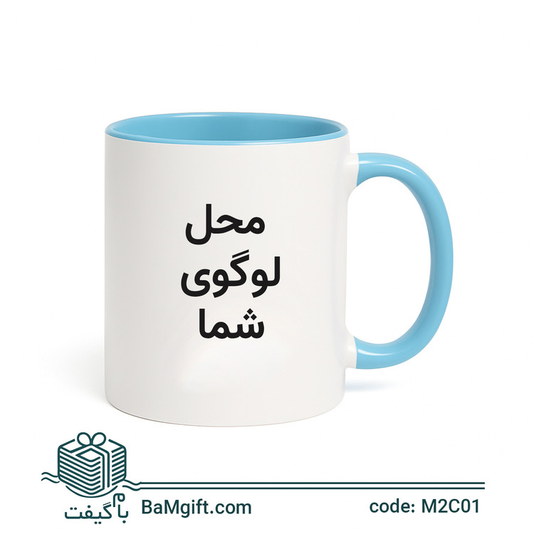 Color Pop Ceramic Mug with Colored Handle – 330ml | Model M2C01