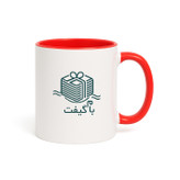 Color Pop Ceramic Mug with Colored Handle – 330ml | Model M2C01