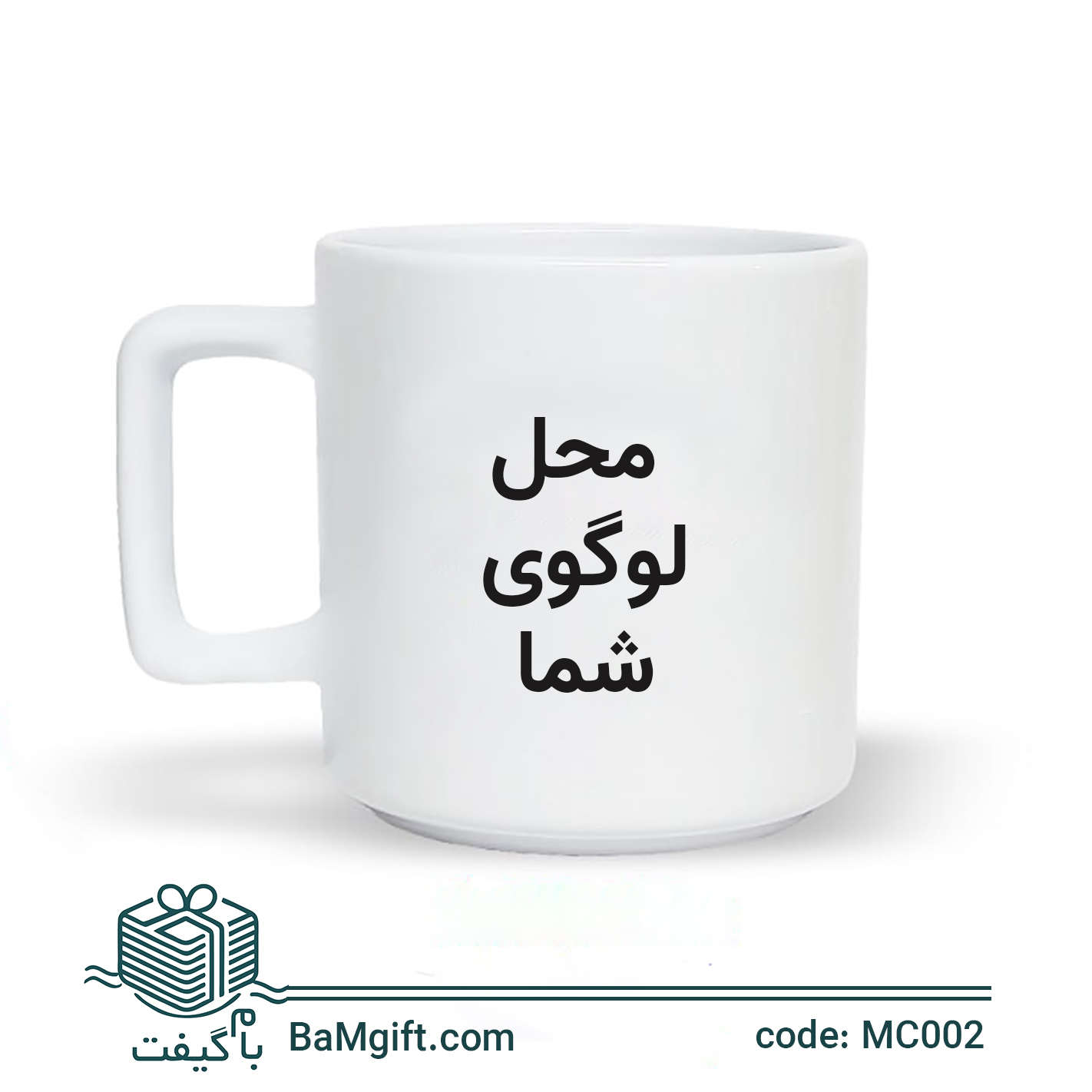 White Ceramic Mug – 370 ml code:MC002