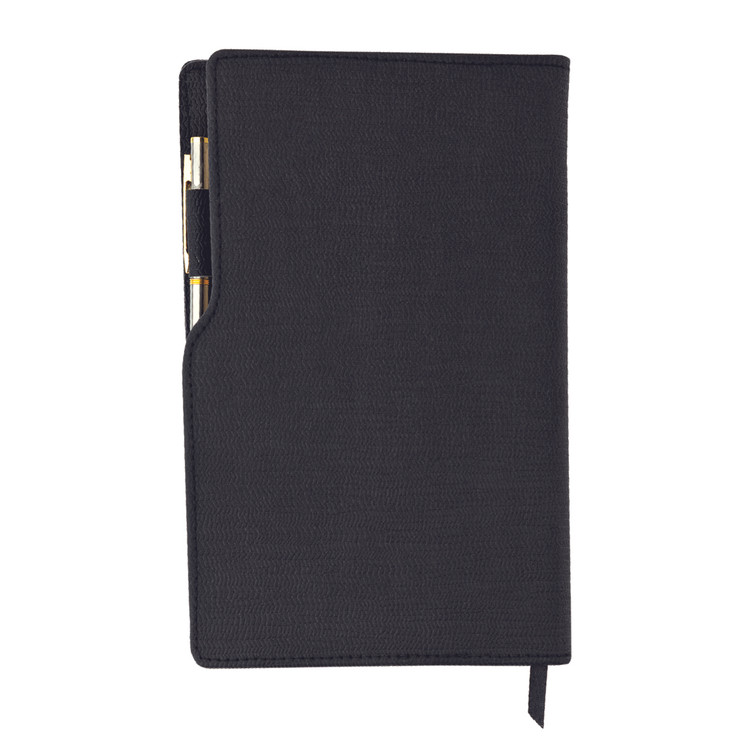 Leather Notebook A5 (European Size) with Pen Holder | Executive Model NB008